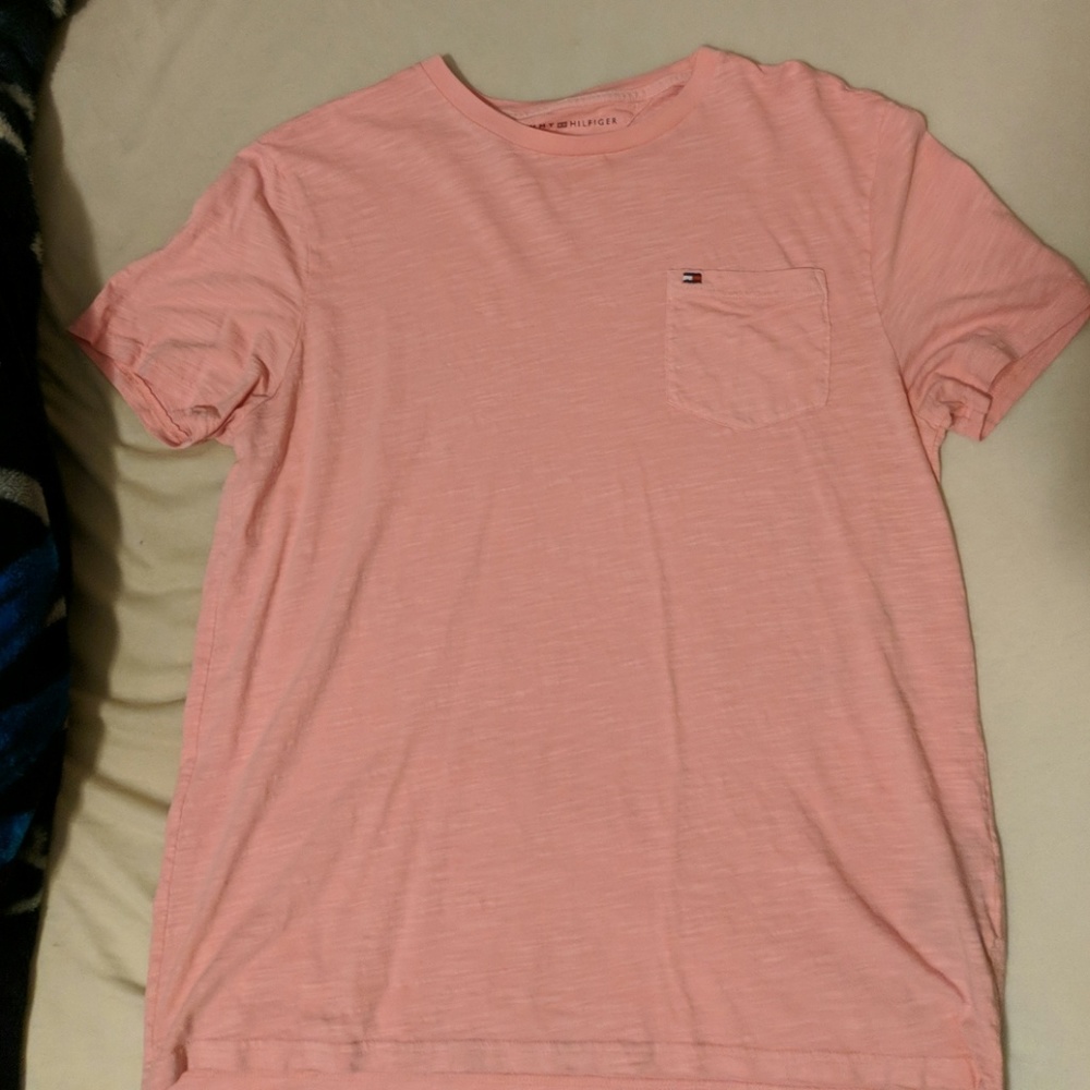 Pink tommy shirt